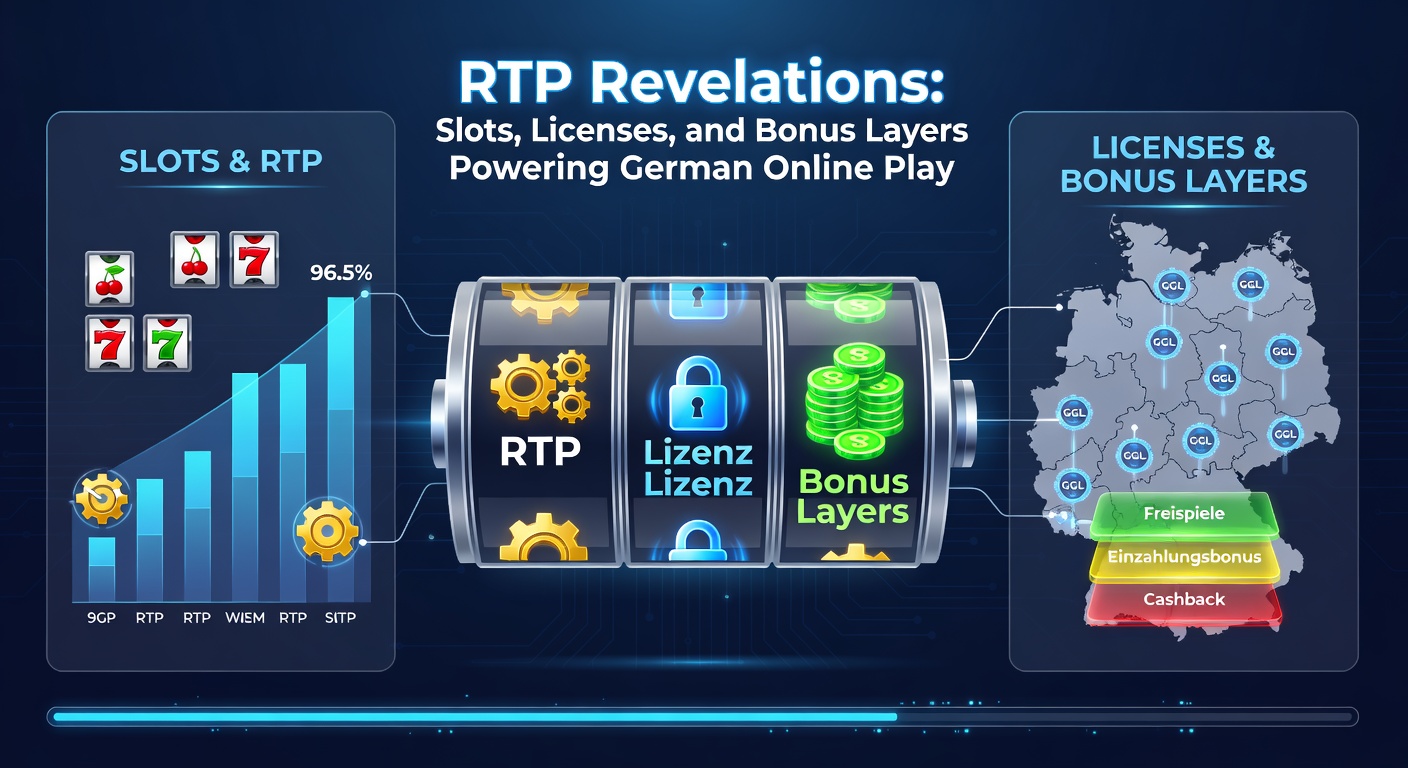 Detaillierte Infografik zu Bonus-Layern in Slots, mit RTP-Vergleichen vor/nach Aktivierung und Lizenz-Siegeln für deutsche Plattformen